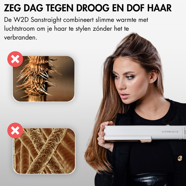 SANSBEAUTÉ® SANSTRAIGHT WET-TO-DRY STIJLTANG