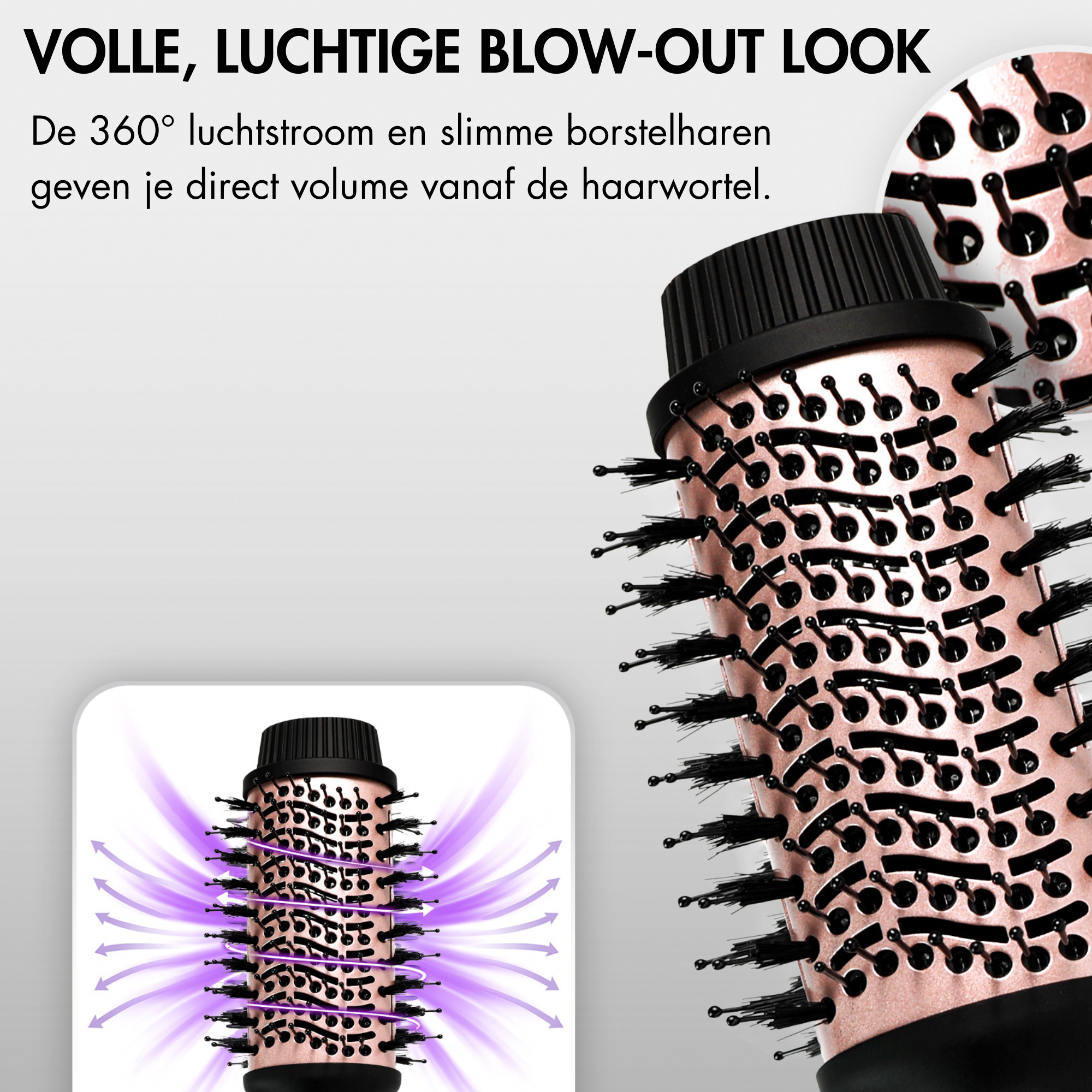 SANSBEAUTÉ® FÖHNBORSTEL - 4 IN 1