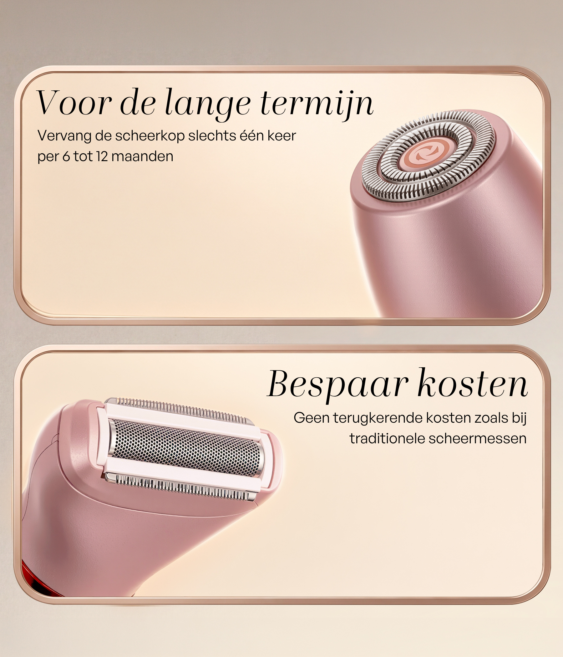SANSBEAUTÉ® Rasoir Femme 3 en 1