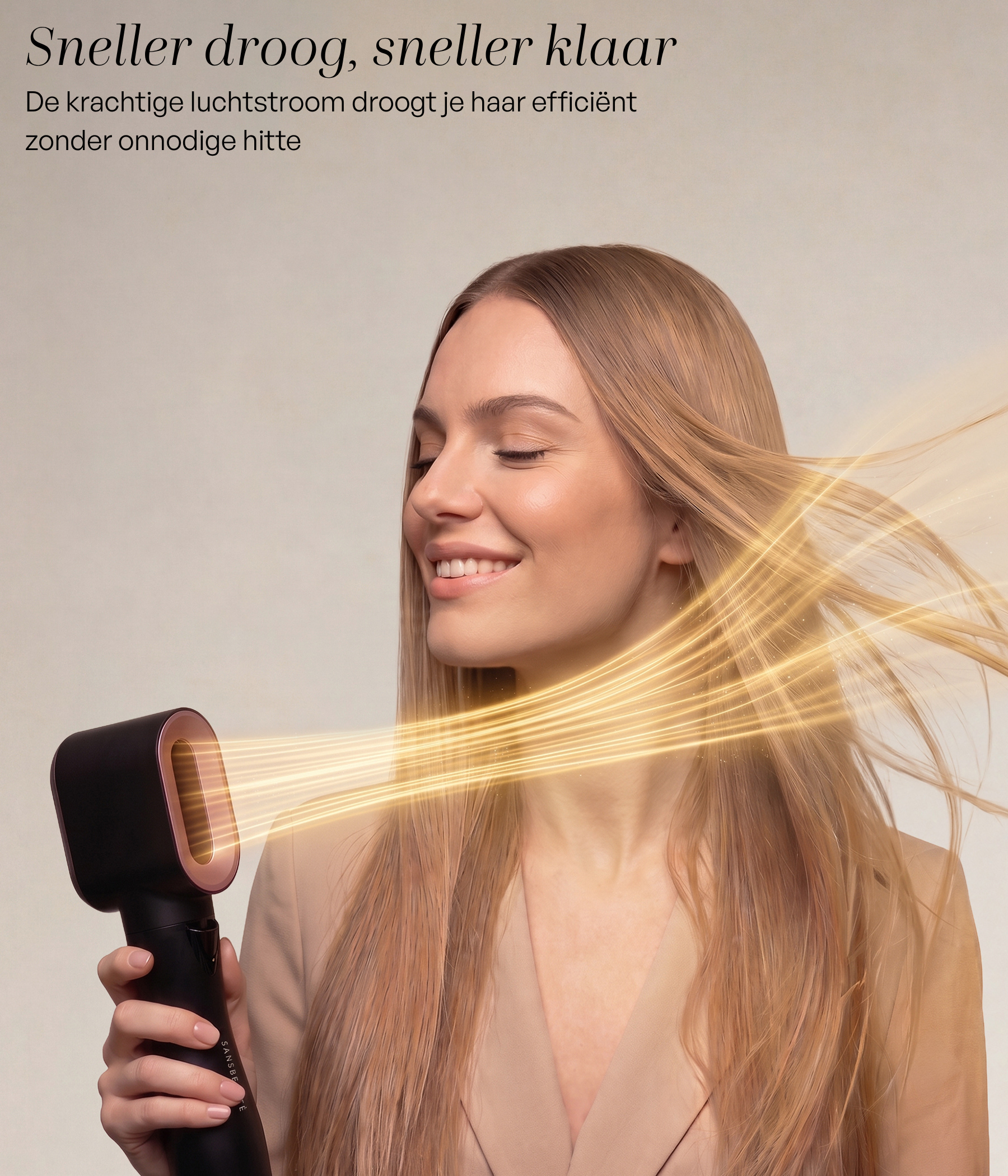 SANSBEAUTÉ® FÖHNBORSTE - 4 I 1