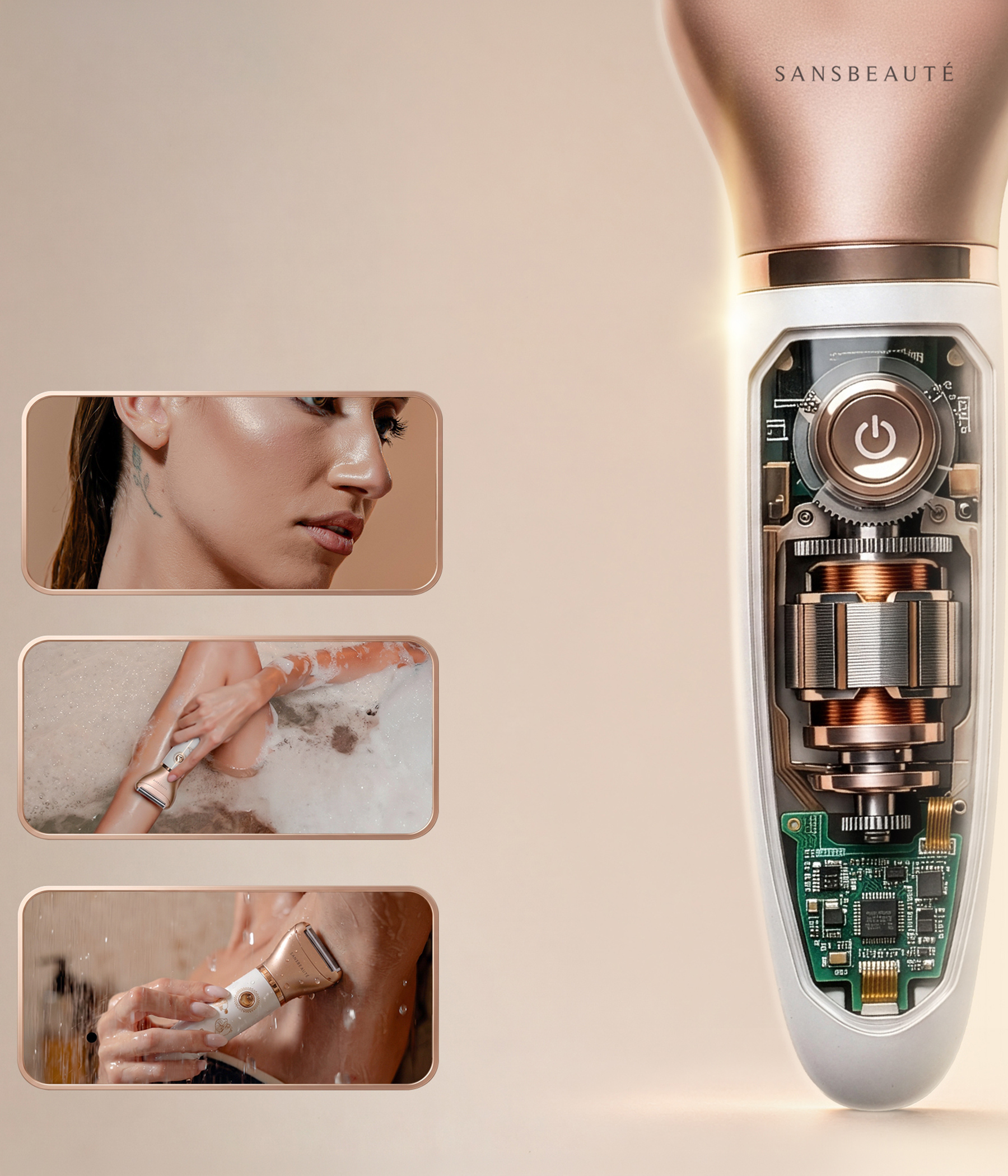 SANSBEAUTÉ® 2 IN 1 RASOIO PER DONNA