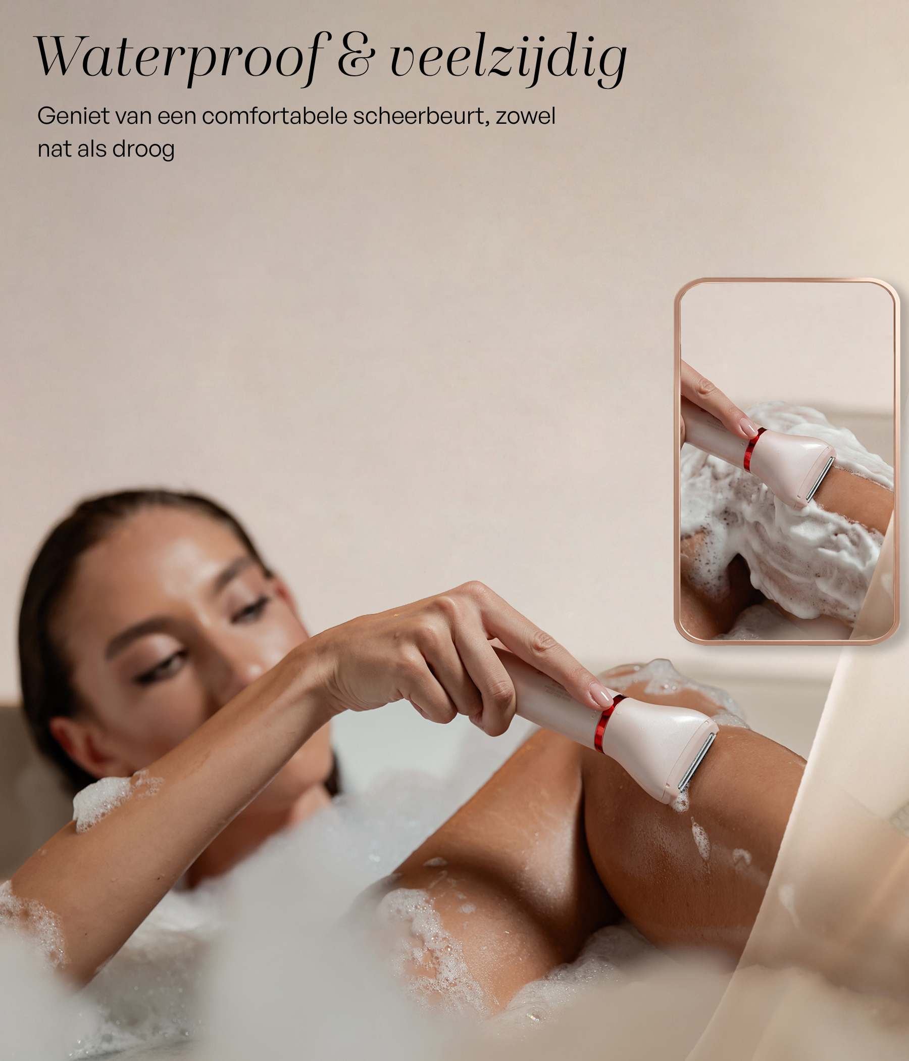 SANSBEAUTÉ® Rasoir Femme 3 en 1