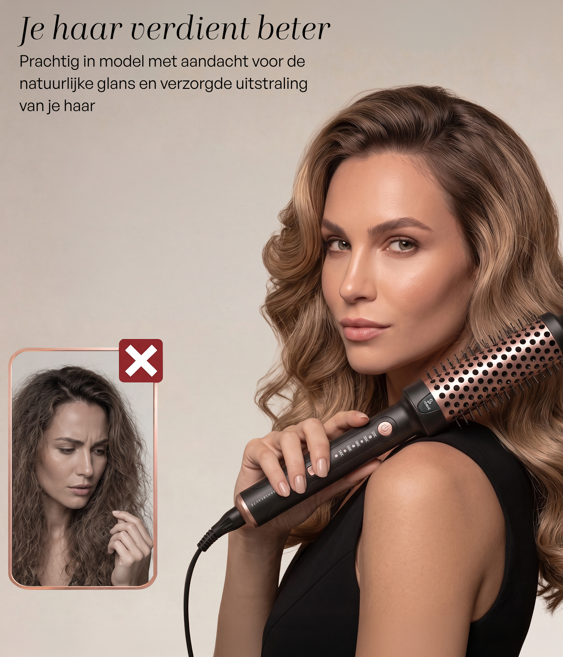 SANSBEAUTÉ® THERMAL BRUSH - 38MM