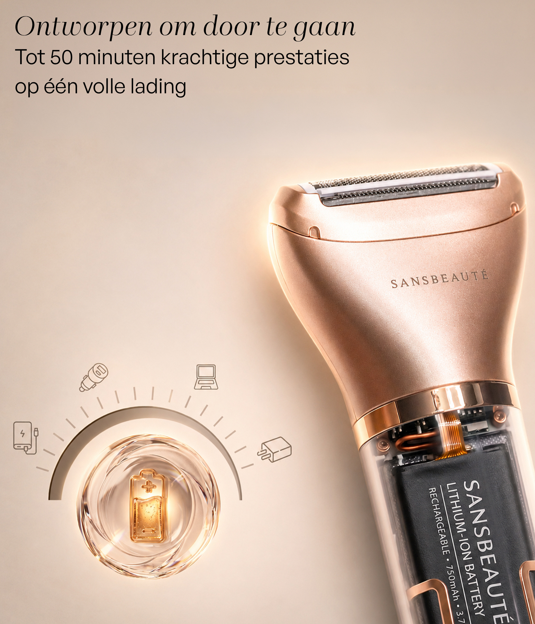 SANSBEAUTÉ® 2 IN 1 RASOIO PER DONNA