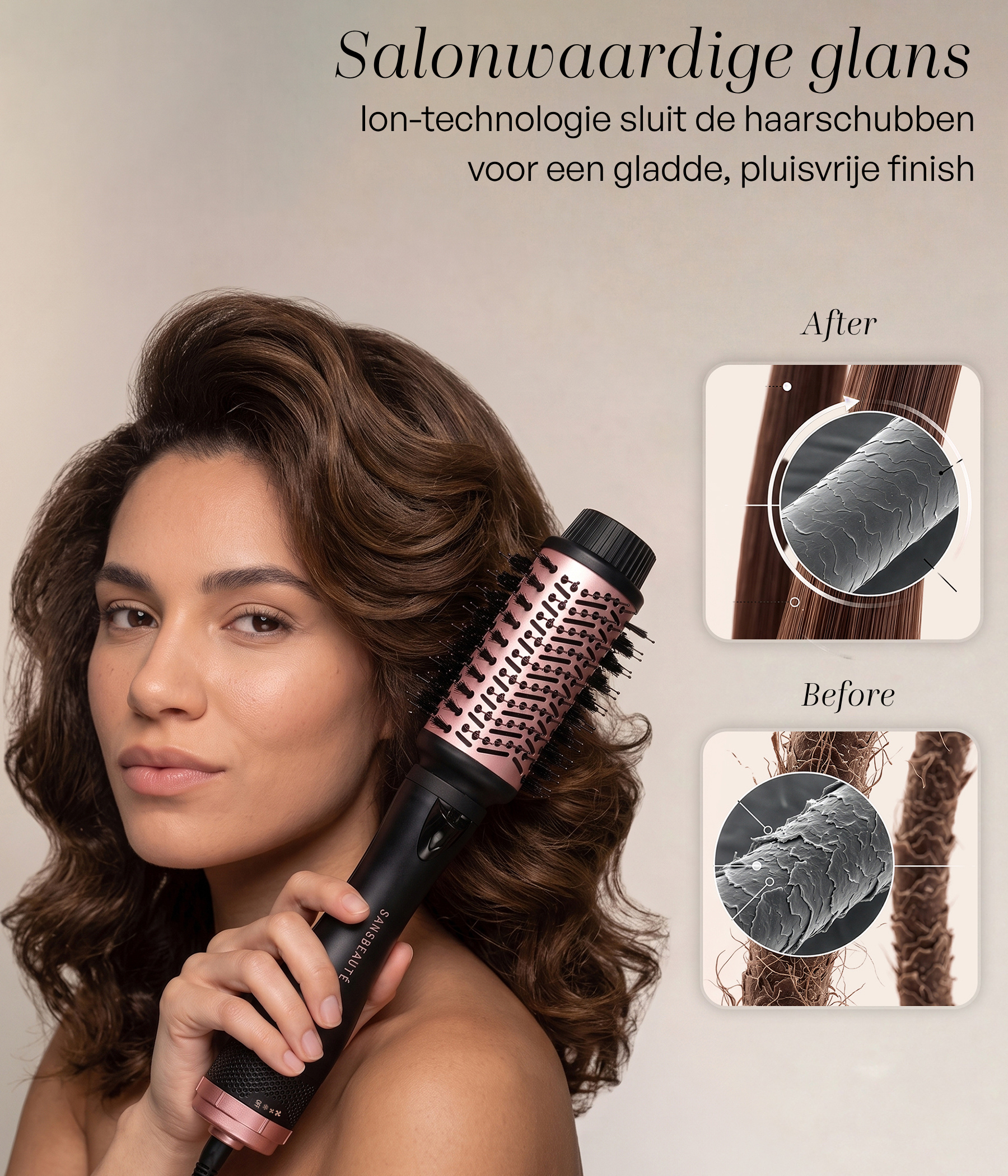 SANSBEAUTÉ® FÖHNBORSTE - 4 I 1