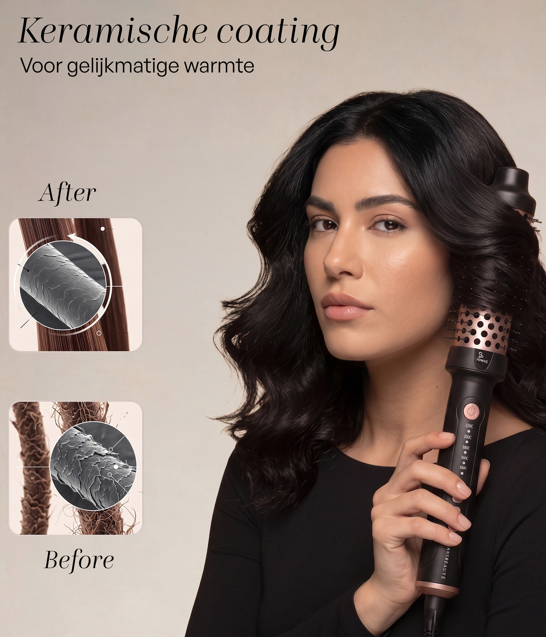 SANSBEAUTÉ® THERMAL BRUSH - 38MM