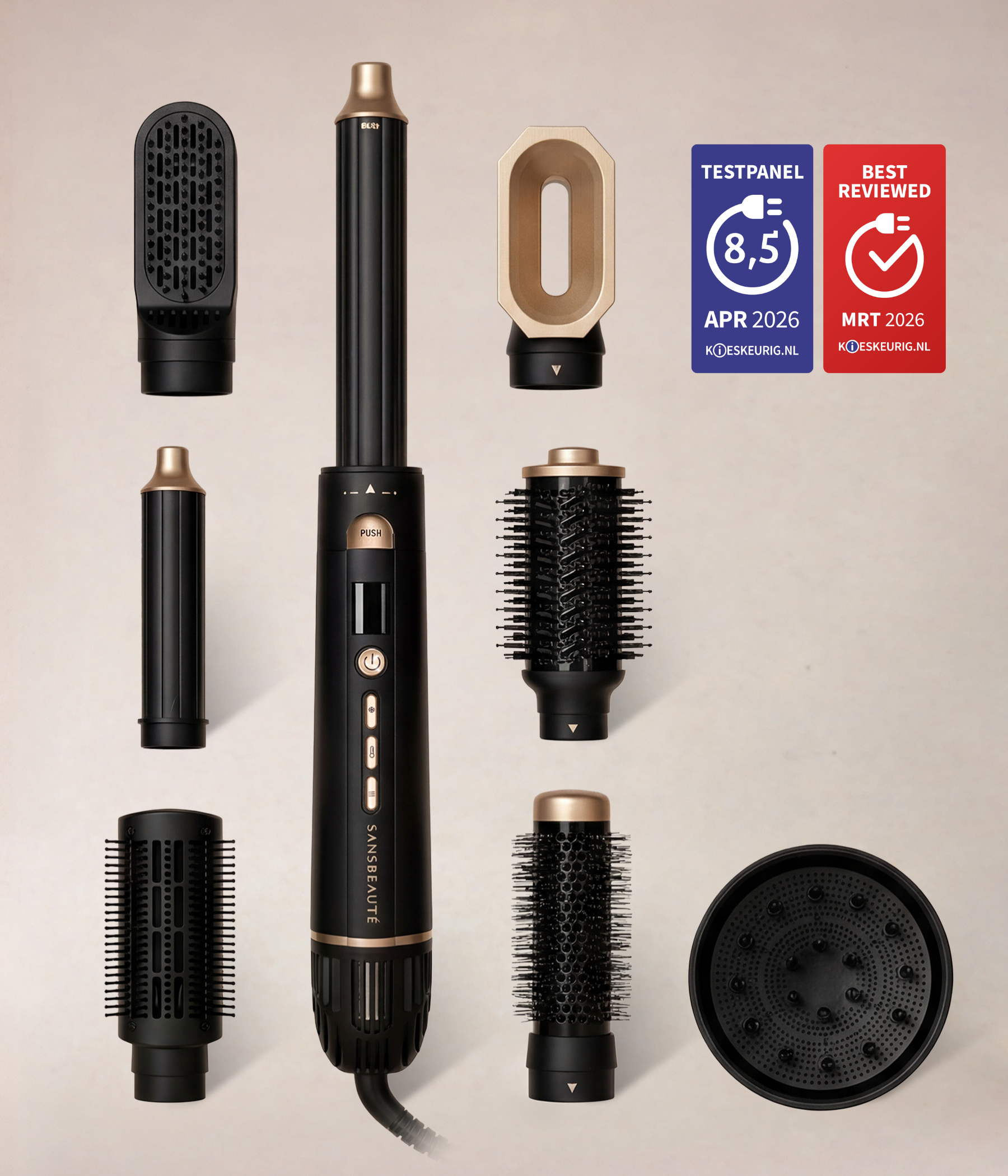 SANSBEAUTÉ® 8-IN-1 STYLER AD ARIA