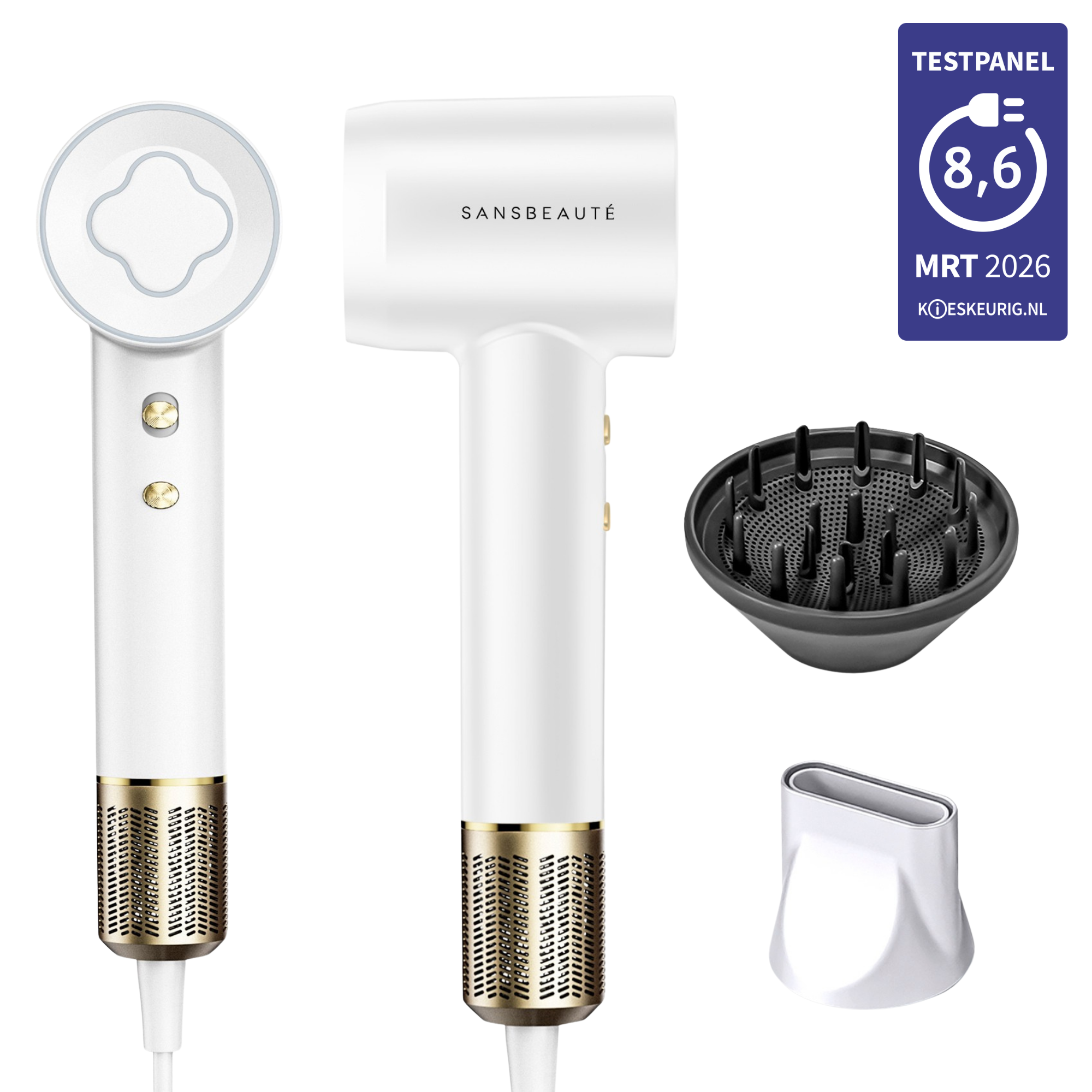 SANSBEAUTÉ® FÖHN MET DIFFUSER