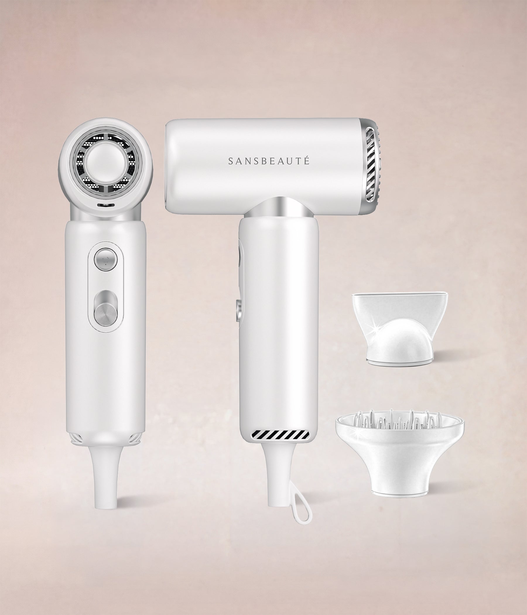 SANSBEAUTÉ® COMPACTE FÖHN MET DIFFUSER - REISFÖHN MINI