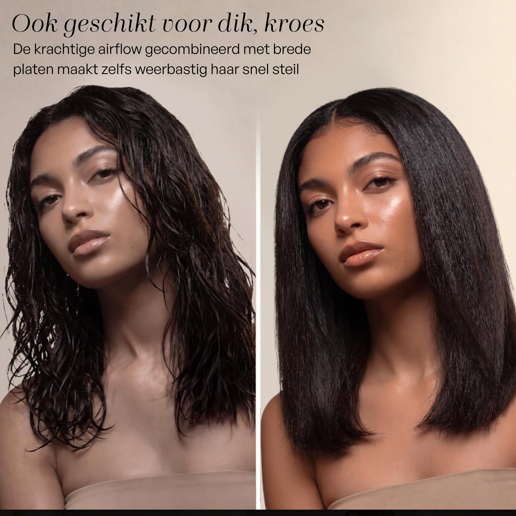 SANSBEAUTÉ® SANSTRAIGHT WET-TO-DRY STIJLTANG